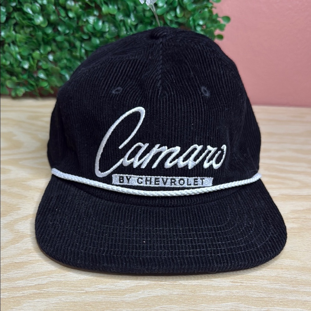 Camaro by Chevrolet Black Corduroy Hat